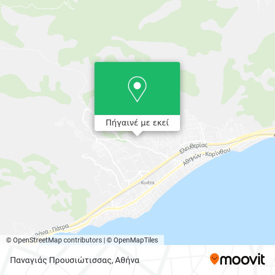 Παναγιάς Προυσιώτισσας χάρτης