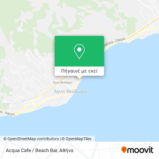 Acqua Cafe / Beach Bar χάρτης