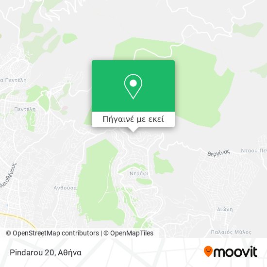 Pindarou 20 χάρτης