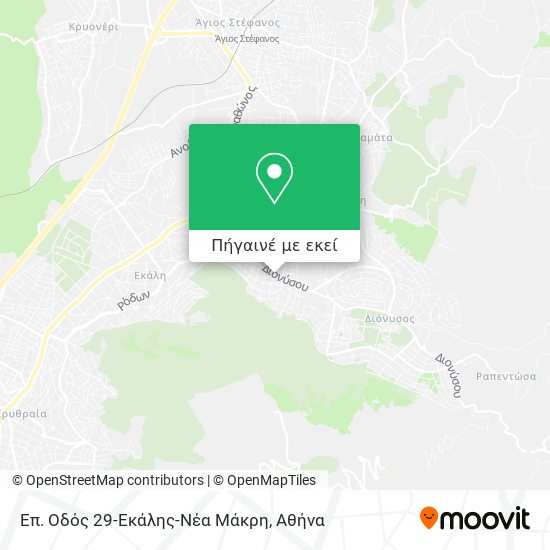 Επ. Οδός 29-Εκάλης-Νέα Μάκρη χάρτης