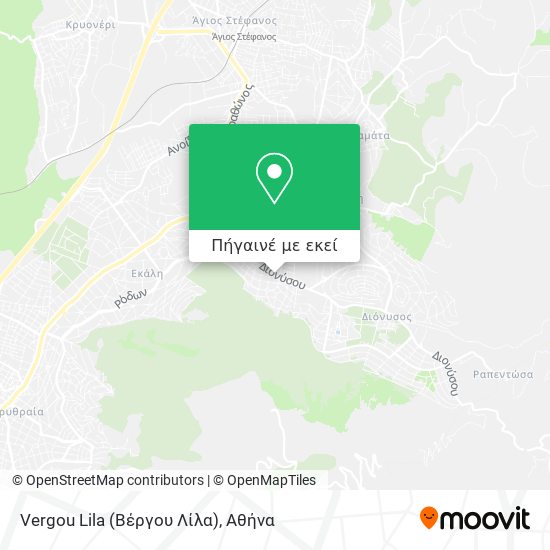 Vergou Lila (Βέργου Λίλα) χάρτης