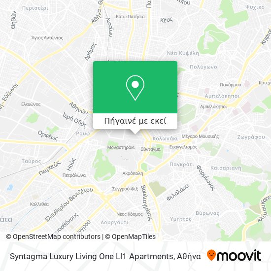 Syntagma Luxury Living One Ll1 Apartments χάρτης