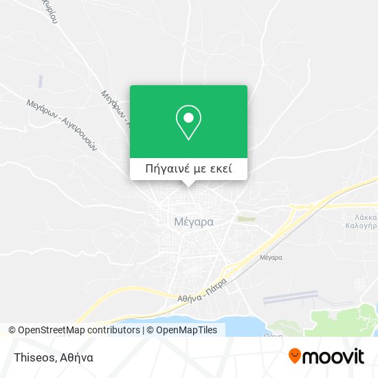 Thiseos χάρτης