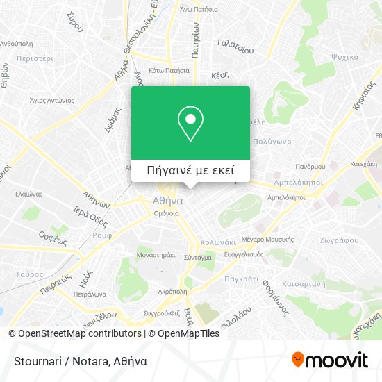 Stournari / Notara χάρτης
