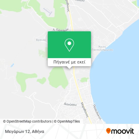 Μεγάρων 12 χάρτης