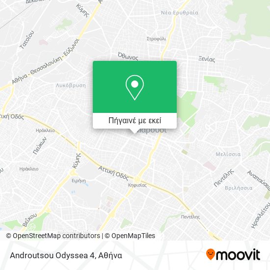 Androutsou Odyssea 4 χάρτης