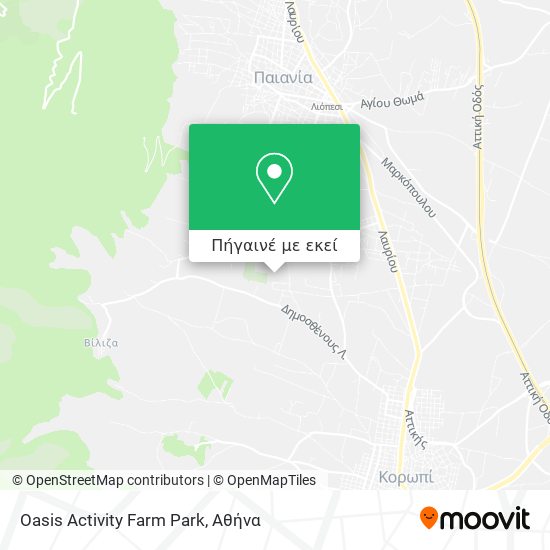 Oasis Activity Farm Park χάρτης