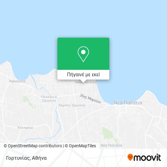Γορτυνίας χάρτης