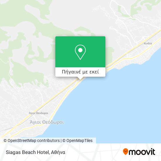 Siagas Beach Hotel χάρτης