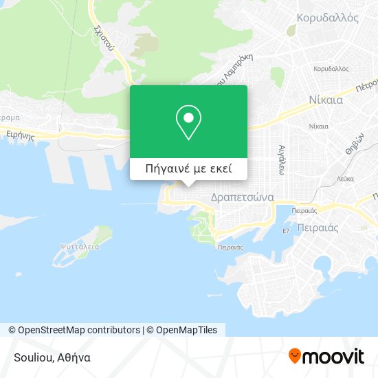 Souliou χάρτης
