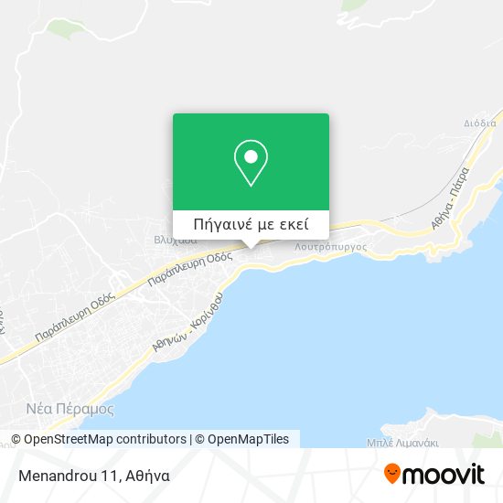 Menandrou 11 χάρτης