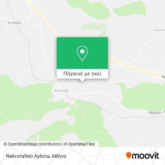 Nekrotafeio Aylona χάρτης