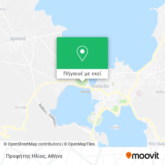 Προφήτης Ηλίας χάρτης