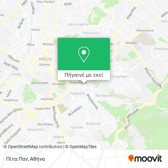 Πίτα Παν χάρτης