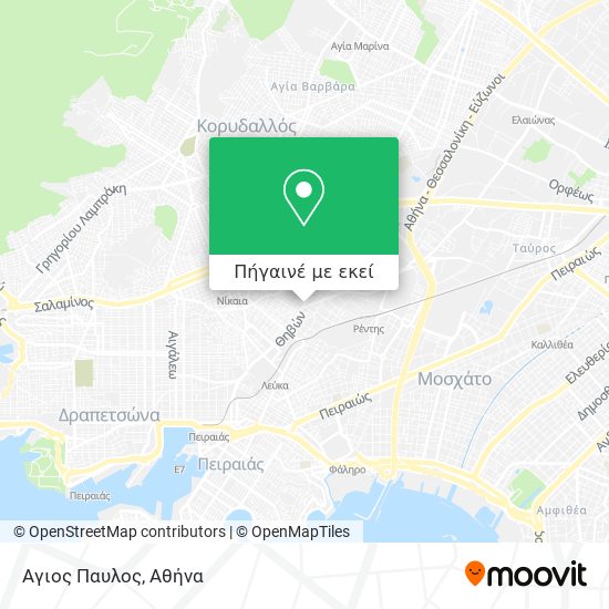 Αγιος Παυλος χάρτης