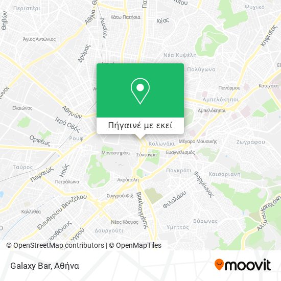 Galaxy Bar χάρτης