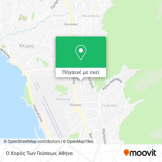 Ο Χορός Των Γεύσεων χάρτης