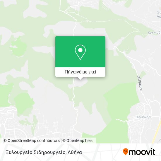 Ξυλουργείο Σιδηρουργείο χάρτης