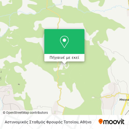 Αστυνομικός Σταθμός Φρουράς Τατοϊου χάρτης