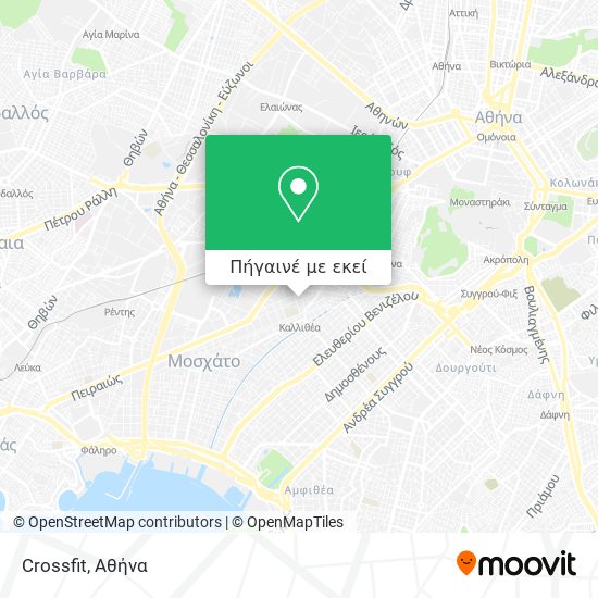 Crossfit χάρτης