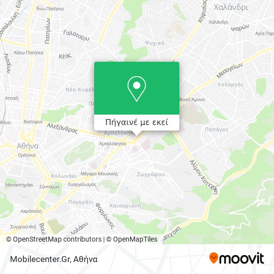 Mobilecenter.Gr χάρτης