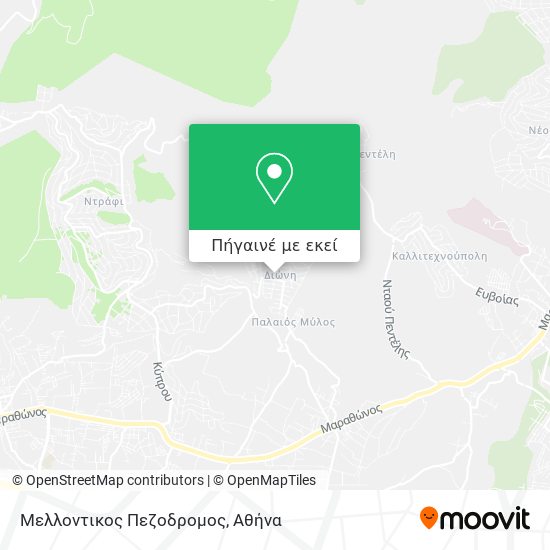 Μελλοντικος Πεζοδρομος χάρτης