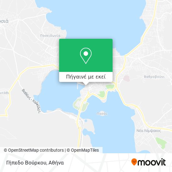 Γήπεδο Βούρκου χάρτης