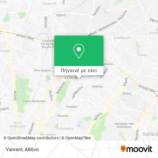 Vanrent χάρτης
