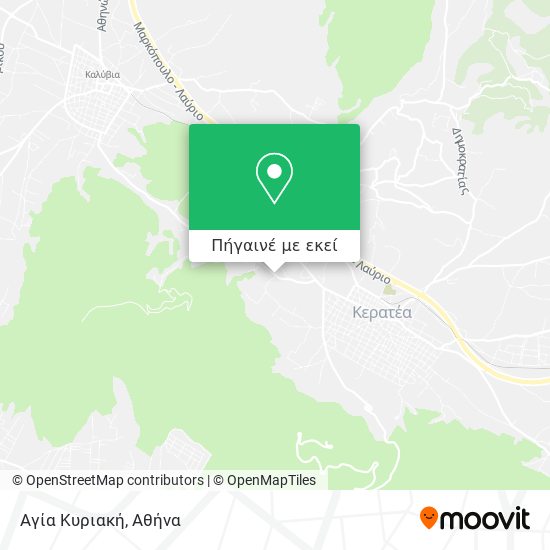 Αγία Κυριακή χάρτης