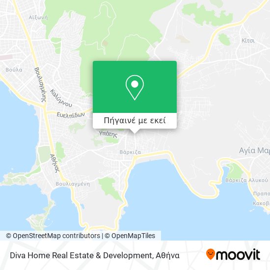 Diva Home Real Estate & Development χάρτης