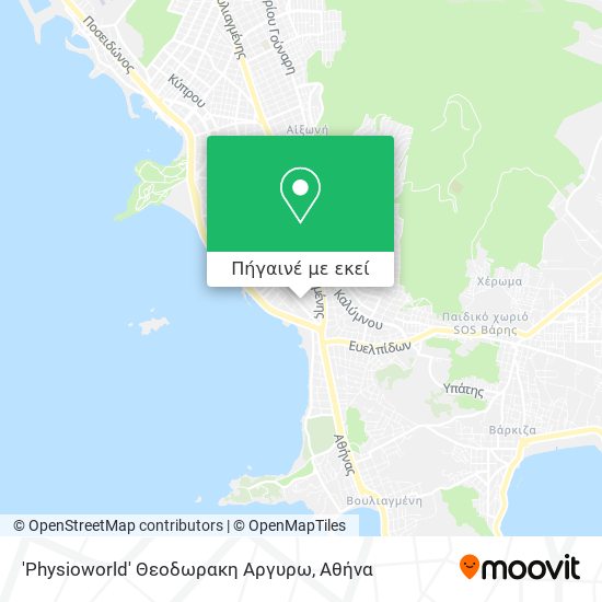 'Physioworld' Θεοδωρακη Αργυρω χάρτης