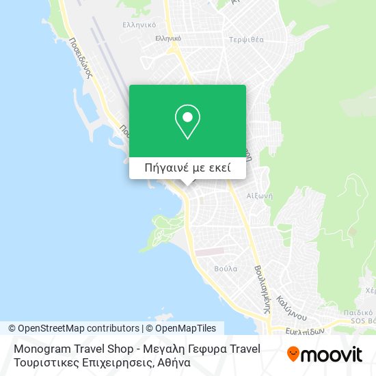 Monogram Travel Shop - Μεγαλη Γεφυρα Travel Τουριστικες Επιχειρησεις χάρτης