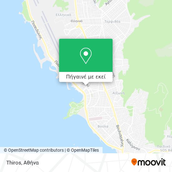 Thiros χάρτης