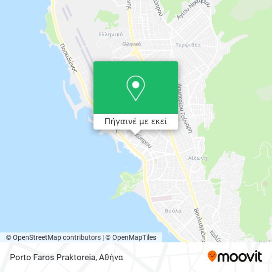 Porto Faros Praktoreia χάρτης
