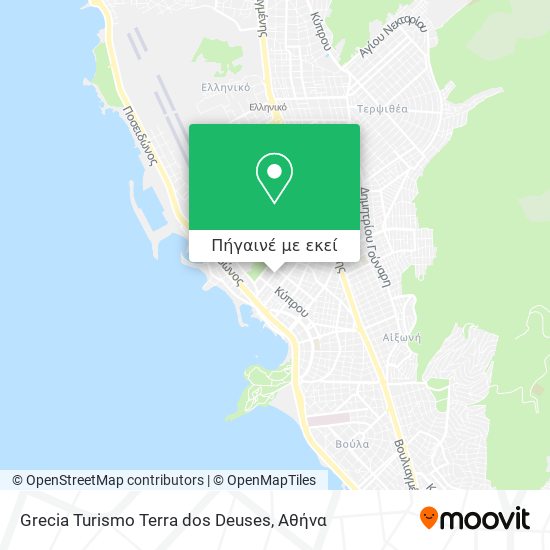 Grecia Turismo Terra dos Deuses χάρτης