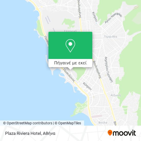 Plaza Riviera Hotel χάρτης