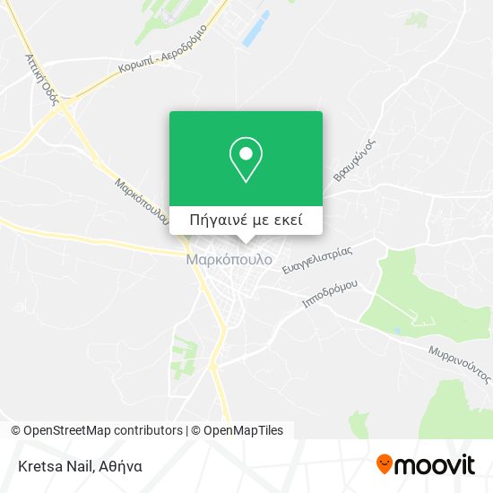 Kretsa Nail χάρτης