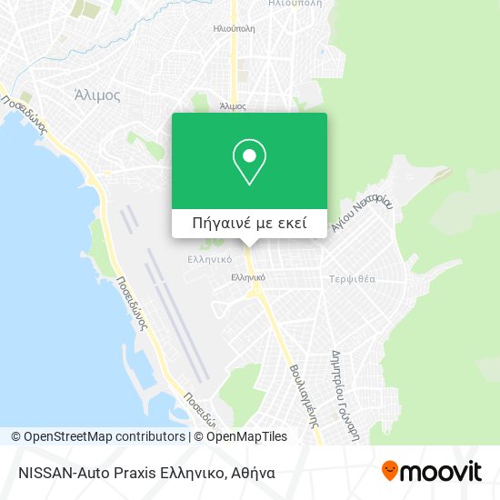 NISSAN-Auto Praxis Ελληνικο χάρτης