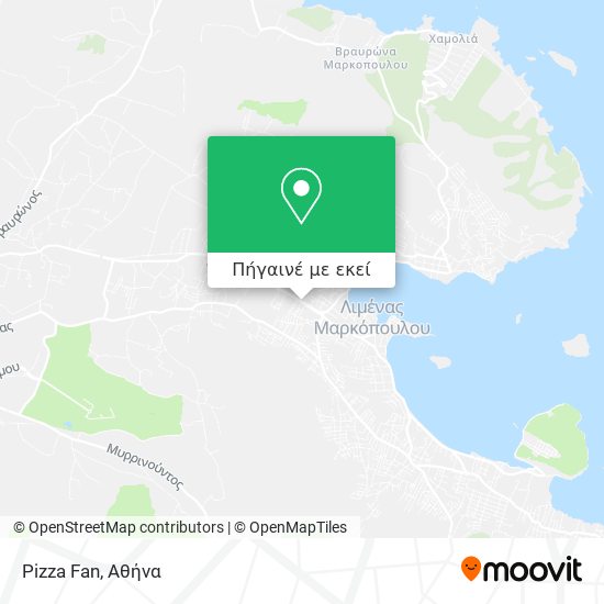 Pizza Fan χάρτης