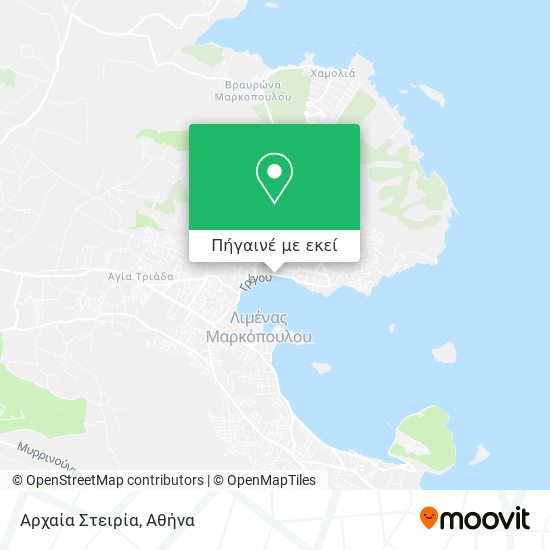 Αρχαία Στειρία χάρτης