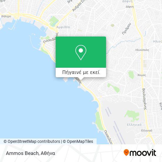 Ammos Beach χάρτης