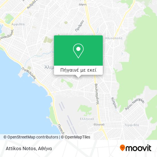 Attikos Notos χάρτης