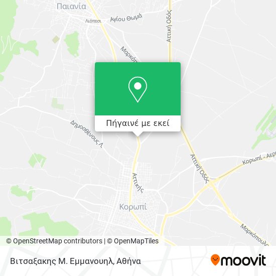 Βιτσαξακης Μ. Εμμανουηλ χάρτης
