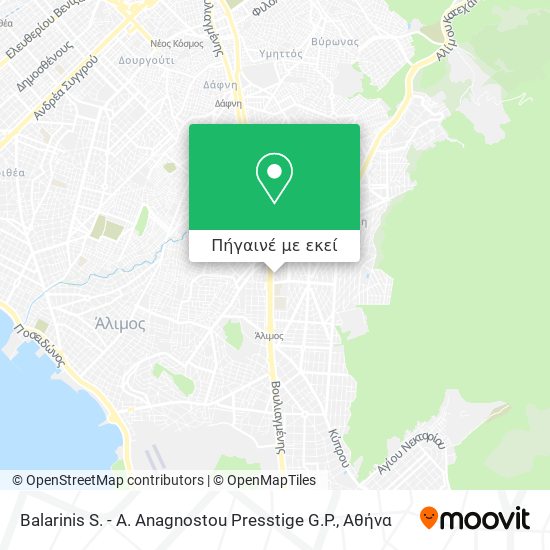 Balarinis S. - A. Anagnostou Presstige G.P. χάρτης