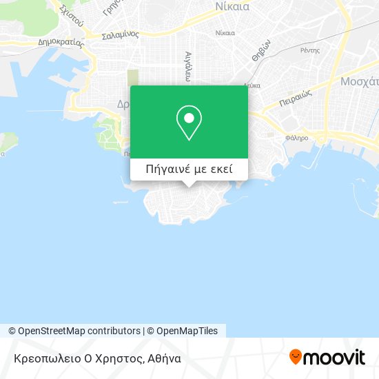 Κρεοπωλειο Ο Χρηστος χάρτης