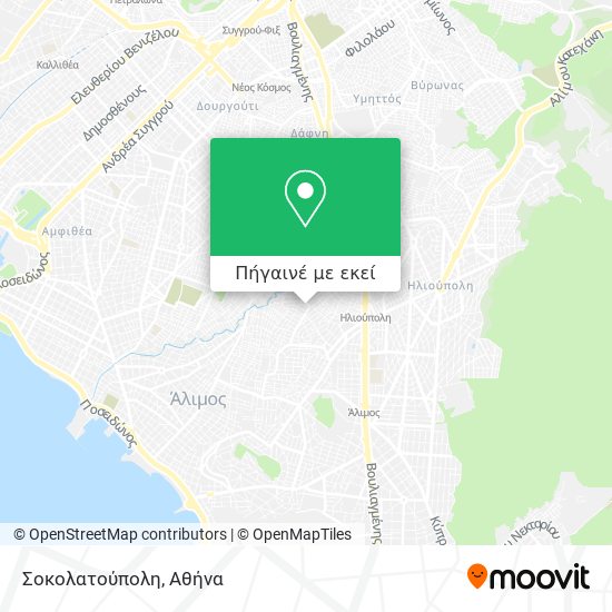 Σοκολατούπολη χάρτης