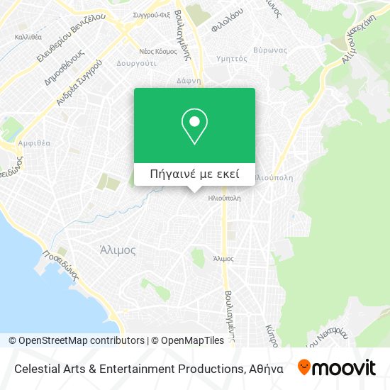 Celestial Arts & Entertainment Productions χάρτης