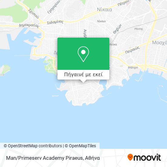 Man/Primeserv Academy Piraeus χάρτης