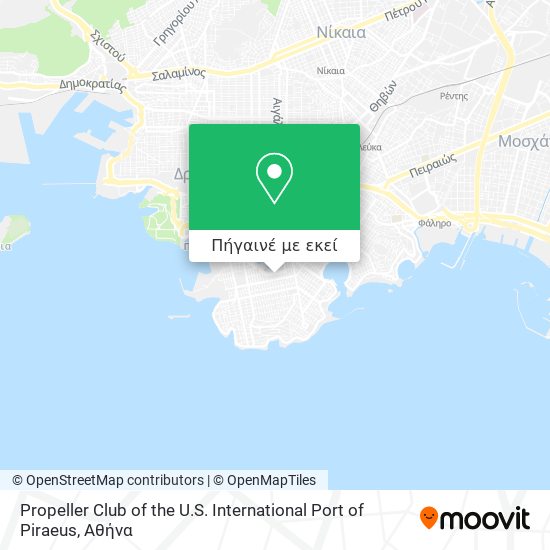 Propeller Club of the U.S. International Port of Piraeus χάρτης