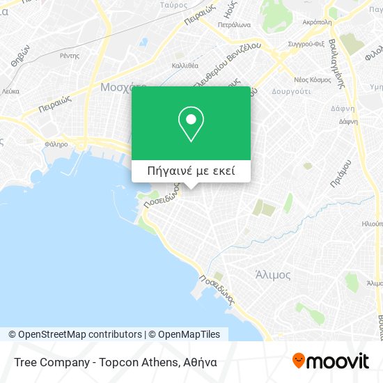 Tree Company - Topcon Athens χάρτης